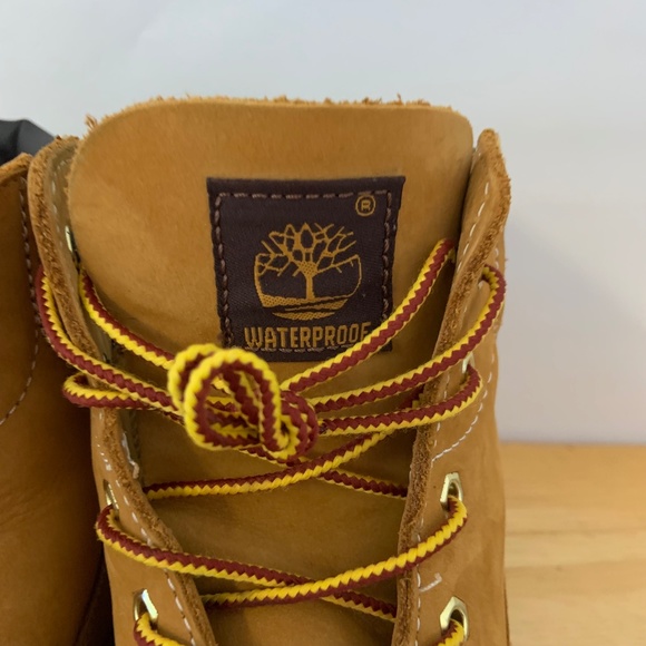Timberland Premium 6-inch Waterproof Boots in Wheat Nubuck Size 7M - Picture 4 of 16